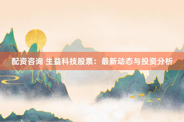 配资咨询 生益科技股票：最新动态与投资分析